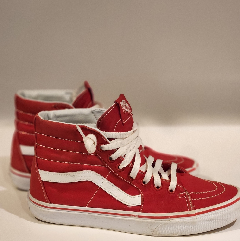 Red Vans Sneakers